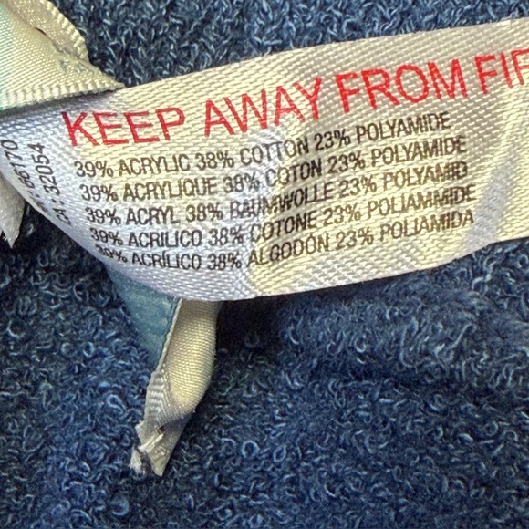 Free People FP Beach Knit Pants Flare Leg Womens Medium Blue Pull On Boho Hippie - Picture 6 of 10